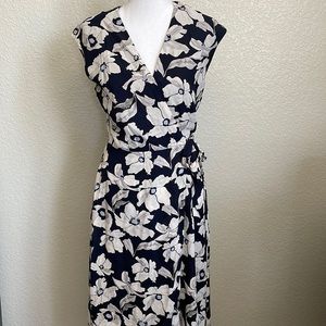 Banana Republic Factory Floral Wrap Dress